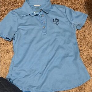 Women's Blue Polo Shirt